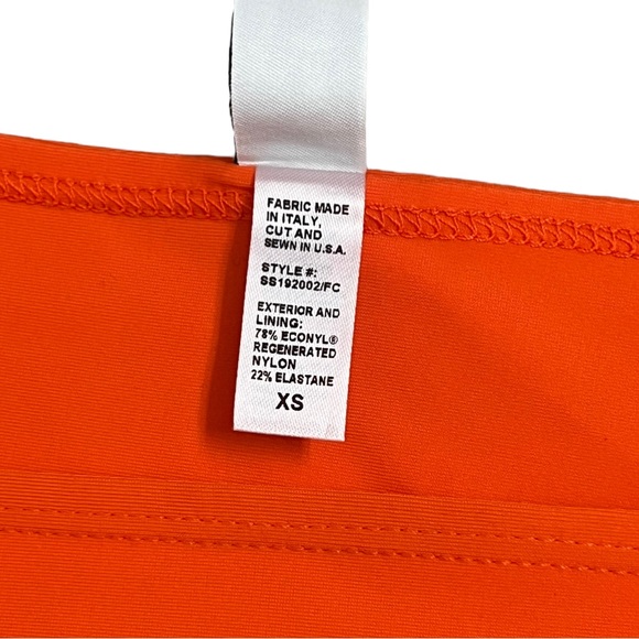 NWT Daughters of Summer Orange Adjustable Tie Bikini Bottom - Size XS - Picture 7 of 9